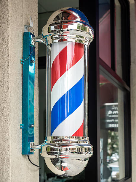 istock Vintage barber shop sign 508232241