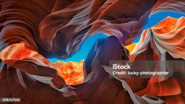 Colours Of Antelope Canyon Arizona Stock Photo - Download Image Now - Antelope Canyon, Flood, Lower Antelope Canyon