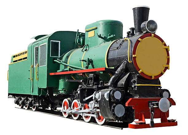 istock Beautiful retro forties locomotive. 508253342