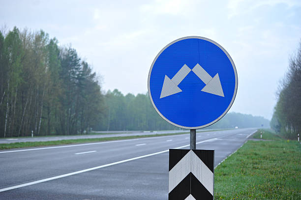 istock road sign on the highway 508253368