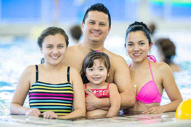 Swimming in a Pool on Vacation