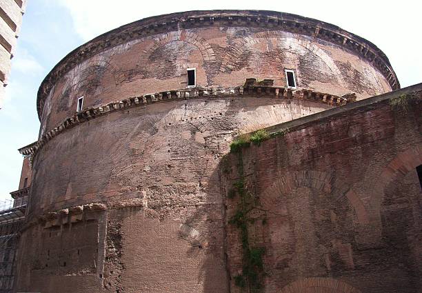 roma-esterno del panteón - civilta fotografías e imágenes de stock