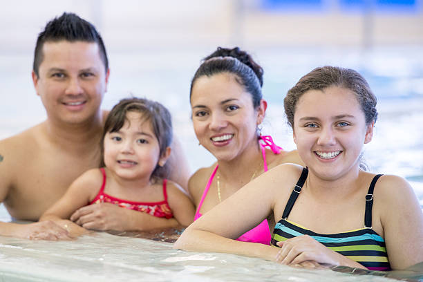 istock Family Enjoying Their Time at the Pool 508254710