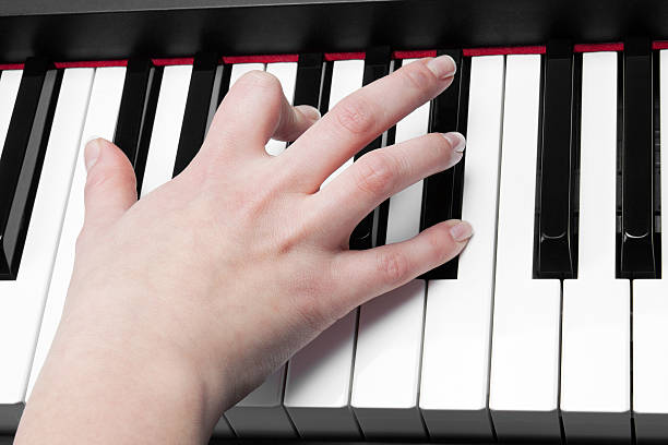 istock woman's hand playing the piano 508257198