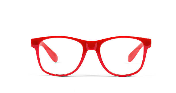 istock Pair of red eyeglasses 508262524