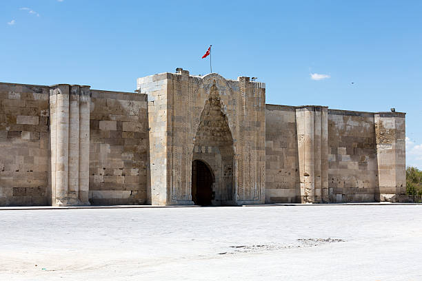 istock entrance to the Sultanhani caravansary 508271575