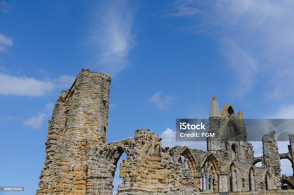 Whitby Abbey - Lizenzfrei Tag Stock-Foto