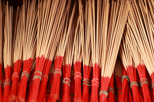 istock Incense of tie sticks stacked. 508274895