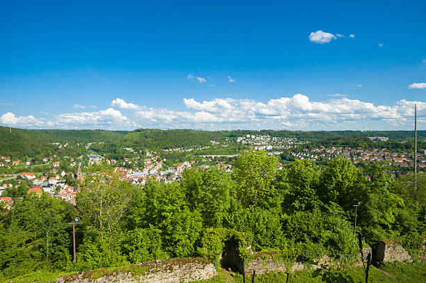 istock View of the town Hohennagold 508285266