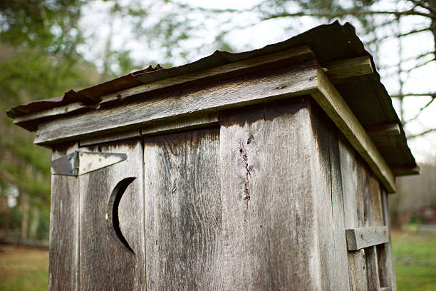istock Classic Outhouse Close Up 508285684