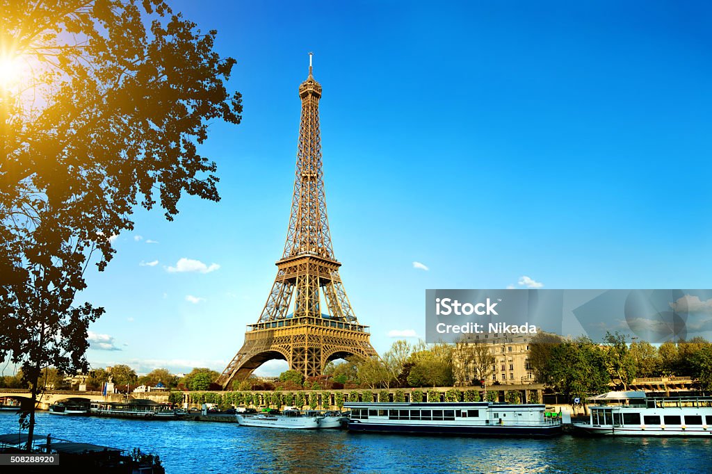 Eiffel Tower in Paris, France Eiffel Tower in Paris, France  Paris - France Stock Photo