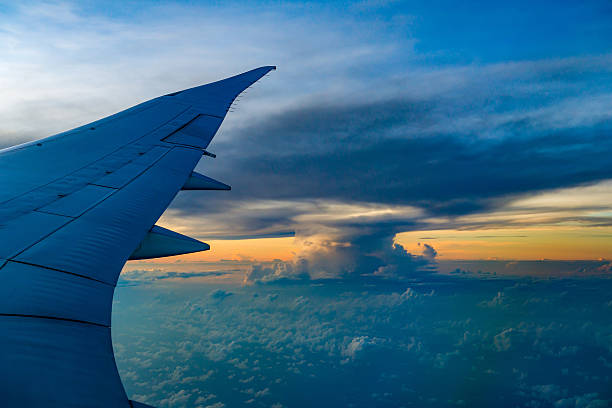 istock Looking out the window of a plane 508290594