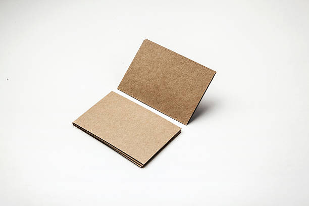 istock Craft business cards on a white background. Identity design, corporate 508293500