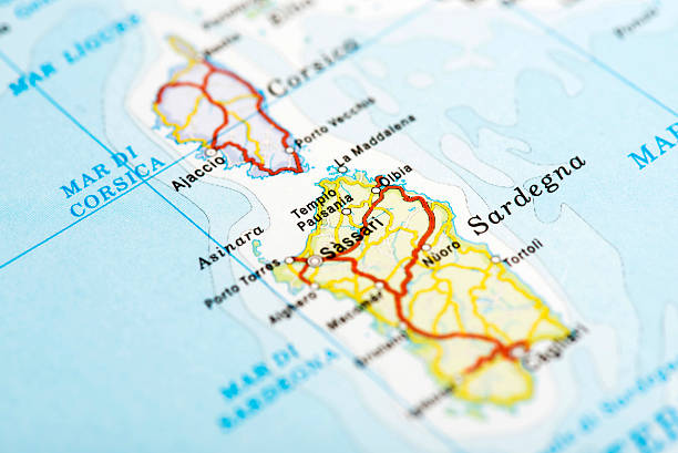 istock Map of Sardegna, Italy 508293590