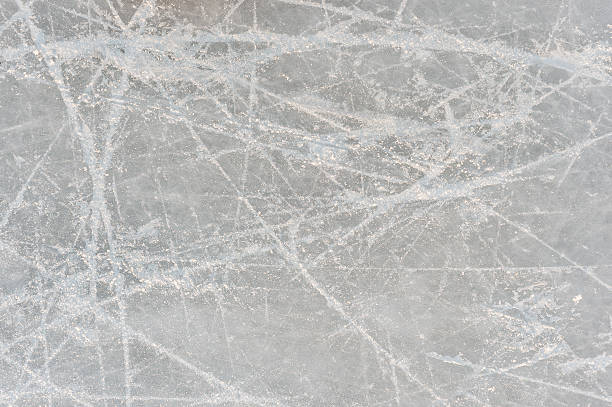 istock Ice texture on an ice skating rink 508297132