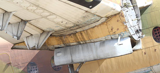 istock Varicolored part of airplane 508298406