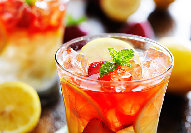 istock strawberry lemonade shot close up 508298591