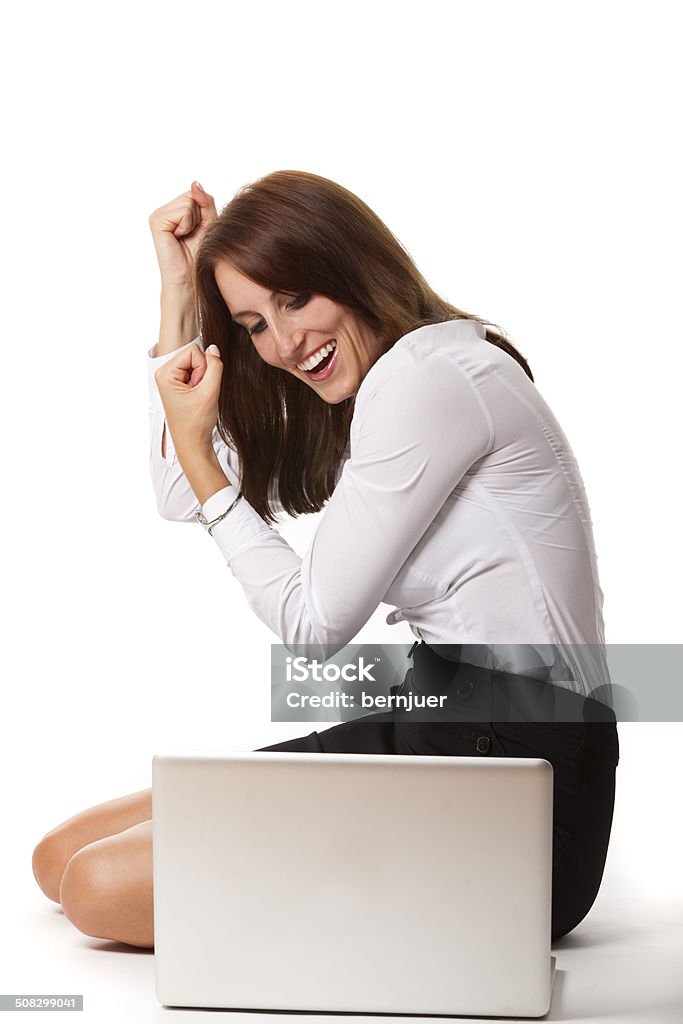business woman with a notebook Adult Stock Photo