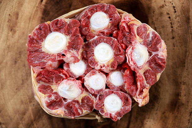 istock Fresh Raw Beef Oxtail Meat cut, ready to cook. 508299494