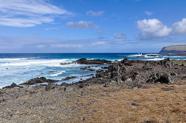 istock Coastal landscape in Easter Island, Chile 508300620