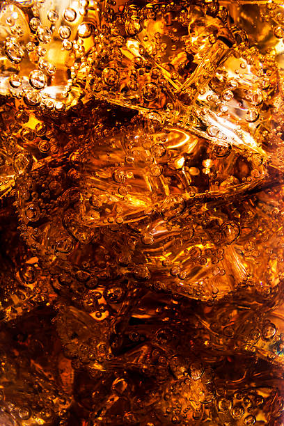 istock Background of cola with ice and bubbles 508300800
