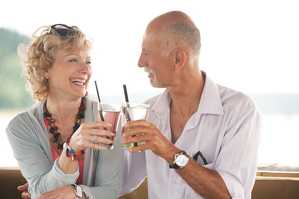 istock Cheerful Senior Couple Enjoying Summer Day on a Beach 508301879