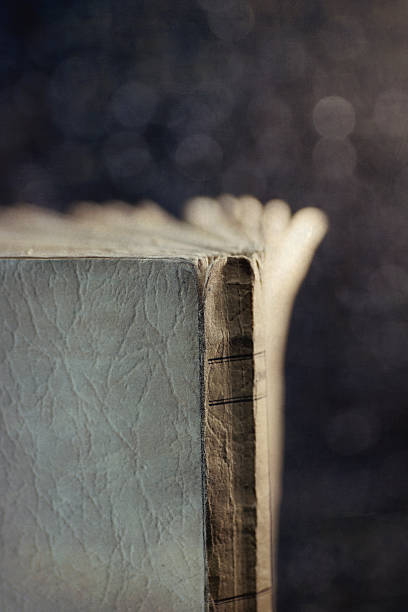 istock Grunge textured composition, Macro of old blue book 508312064