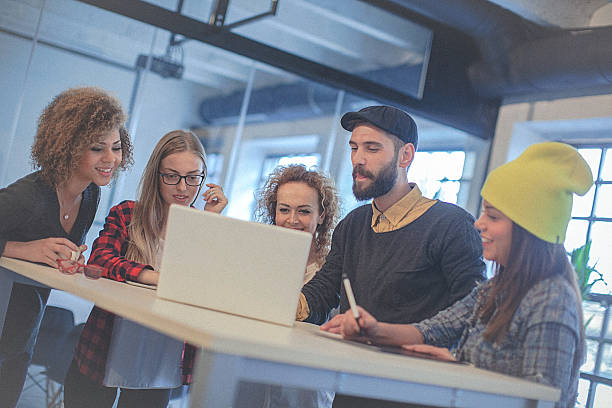 istock Multiracial group of young entrepreneurs in a brainstorming session 508312384