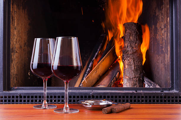 istock cozy fireplace at home 508313658