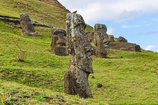 istock Moai statues in Rano Raraku Volcano, Easter Island, Chile 508313764