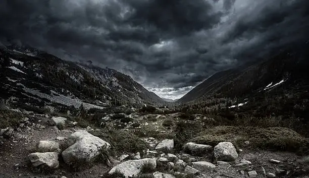 Photo of Mountains at storm