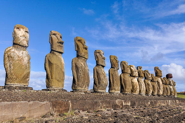 istock The 15 moai statues in Ahu Tongariki, Easter Island, Chile 508315736