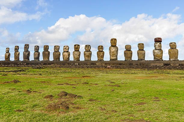 istock The 15 moai statues in Ahu Tongariki, Easter Island, Chile 508315748