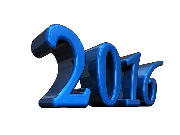 istock New Year Blue 2016 3d Text Isolated on white background 508317470