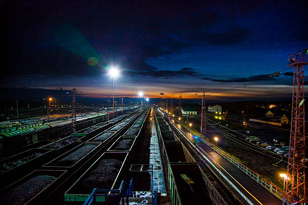 istock The train station in Siberia at sunset 508318022