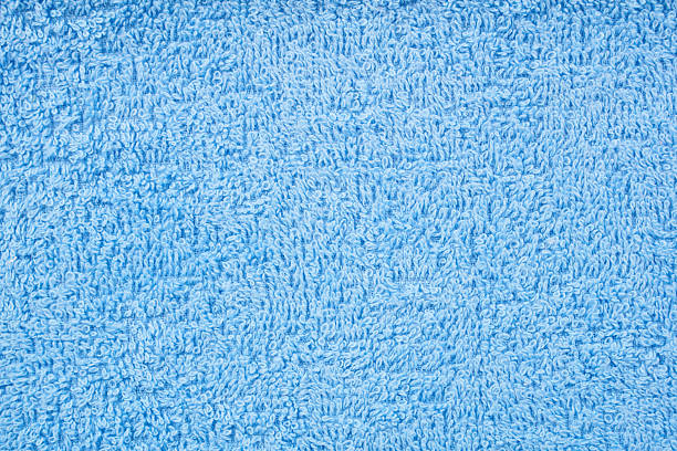 terry towel azul - fotografia de stock