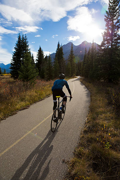 istock Bike Path Road Rider 508320656
