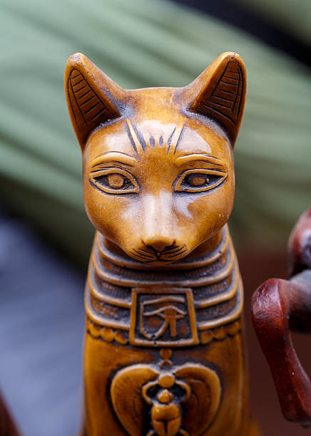 istock Statue of the Egyptian god cat. 508321580