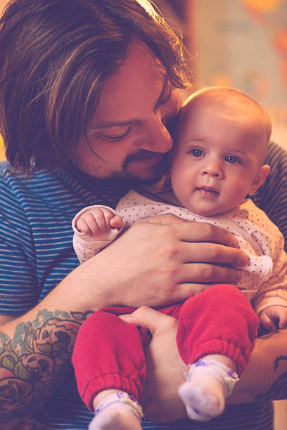 istock Happy father and baby 508322710