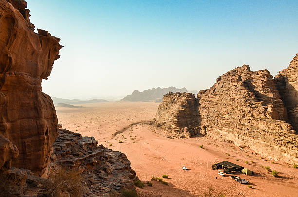 istock Bedouin camp in Wadi Rum desert, Jordan 508325232