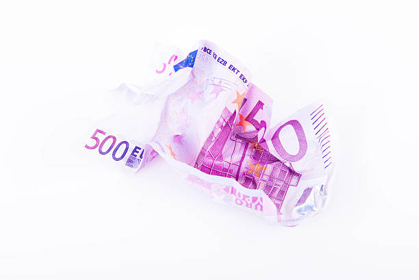 istock EUR 500 note crumpled on white background 508326322