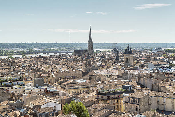 Aerial view of Bordeaux - France
