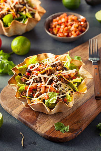 istock Taco Salad in a Tortilla Bowl 508341072