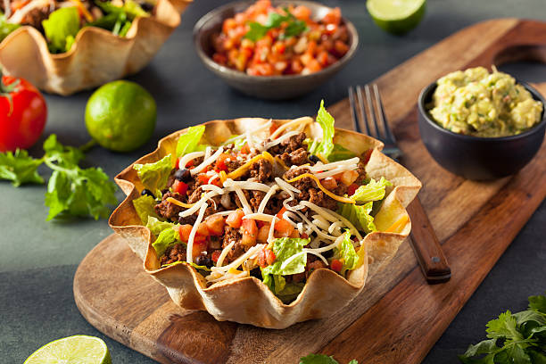 istock Taco Salad in a Tortilla Bowl 508341088