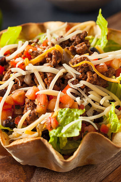 istock Taco Salad in a Tortilla Bowl 508341124