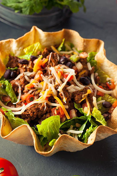 istock Taco Salad in a Tortilla Bowl 508341162