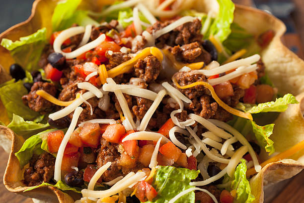 istock Taco Salad in a Tortilla Bowl 508341214