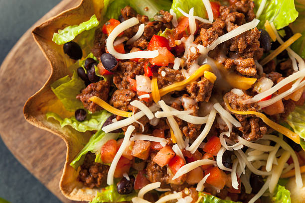istock Taco Salad in a Tortilla Bowl 508341346