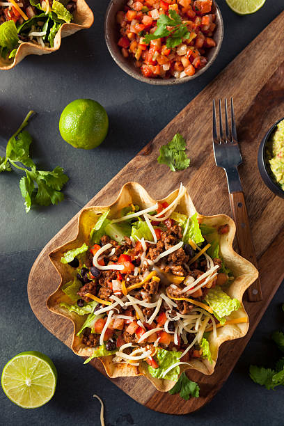 istock Taco Salad in a Tortilla Bowl 508341382