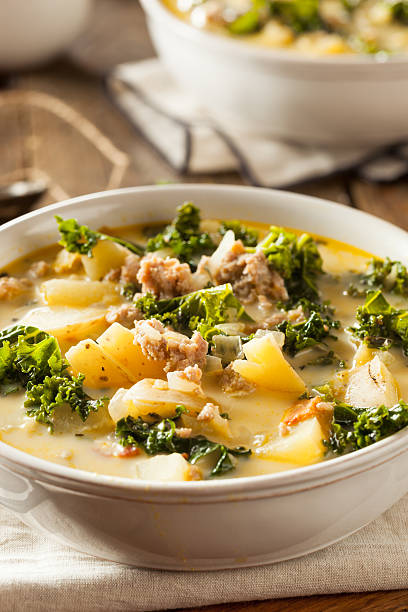 istock Homemade Warm Creamy Tuscan Soup 508342492